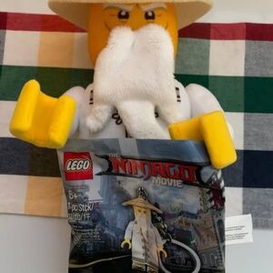LEGO 853765 Ninjago Movie Master Wu Minifigure Plush & Keychain